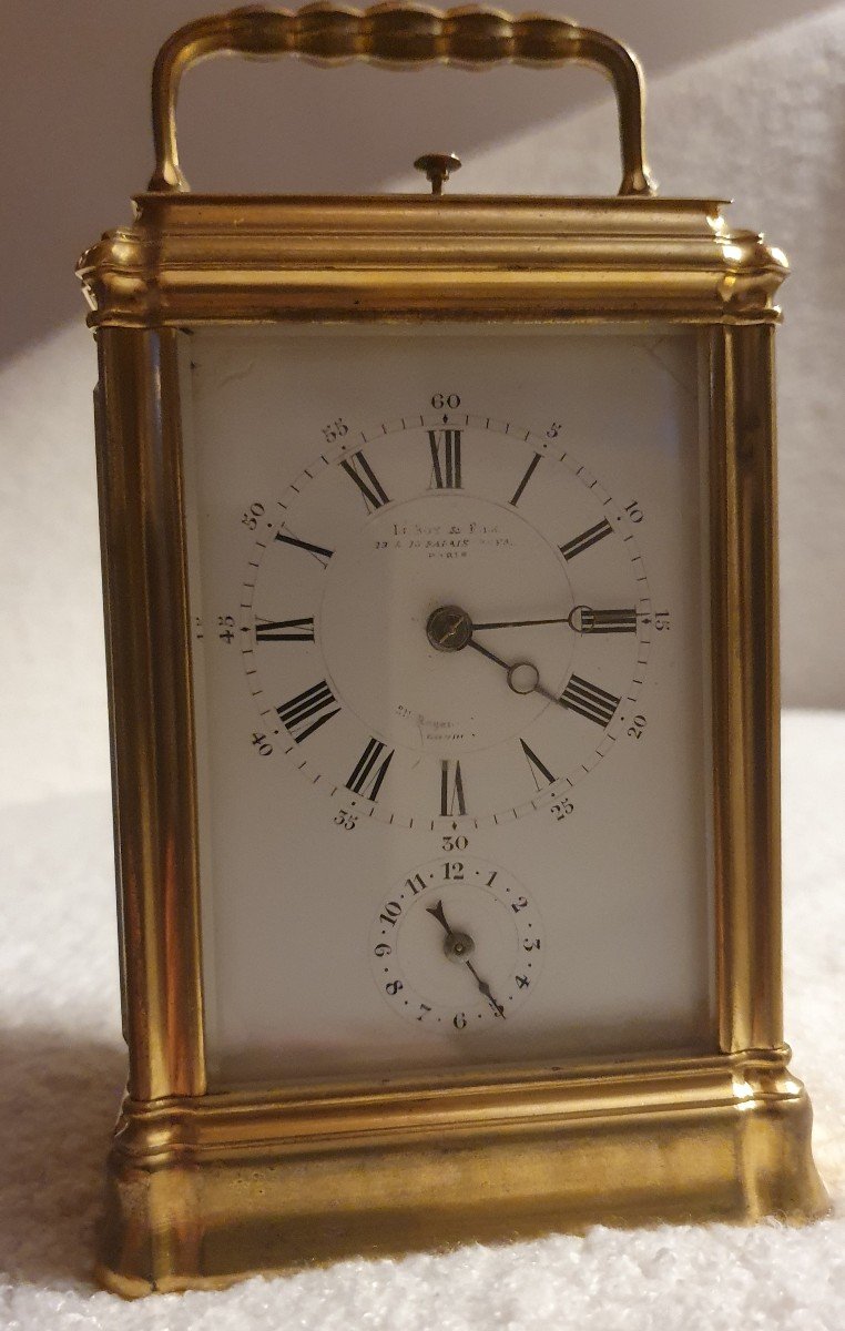 Petite Sonnerie Travel Clock L. Leroy Et Cie - Henri Jacot