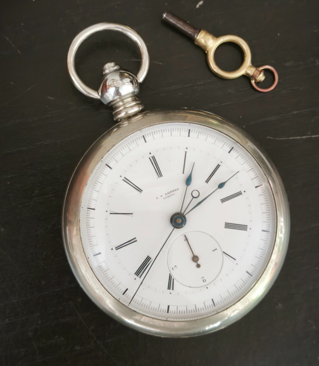 Pocket Watch With Independent And Lightning Seconds 1840