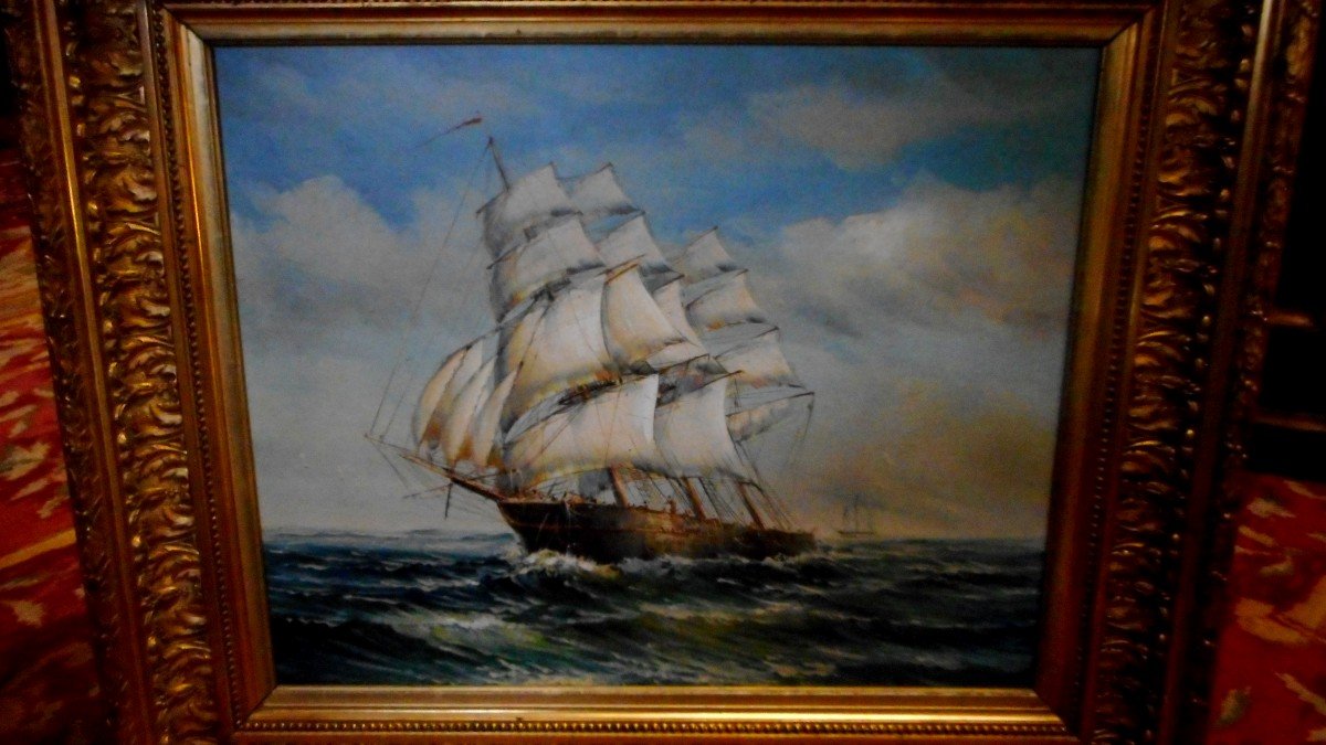 Three Masted Schooner