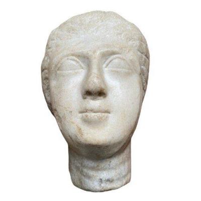 Portrait Of Ptolemaic Queen In Marble