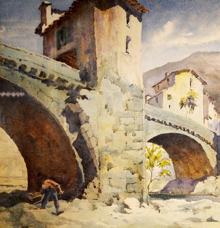 Le Vieux Pont De Sospel, Pierre Mandonnet (1891-1970)-photo-4