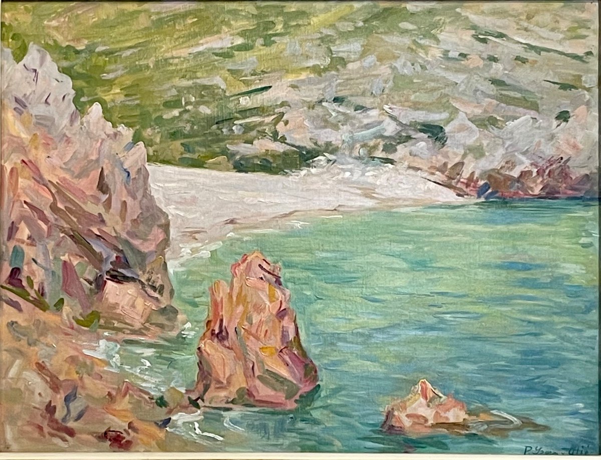 Bord De Mer à Majorque, Pedro YSERN Y ALIE (1875-1946)-photo-2