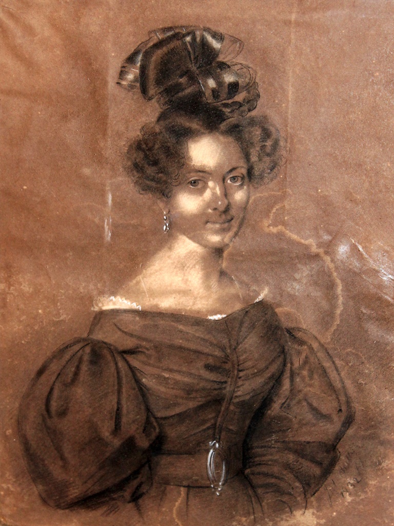 Portrait De Comtesse, Jules Boilly (1796-1874)-photo-2