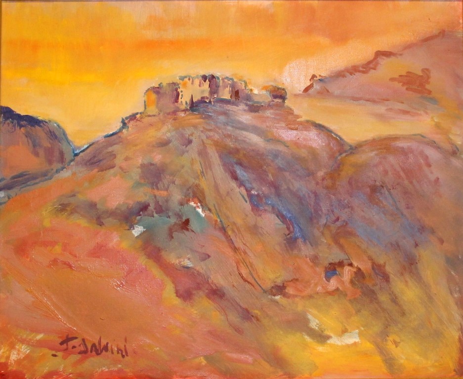 François Salvini (1937) Village Corsica