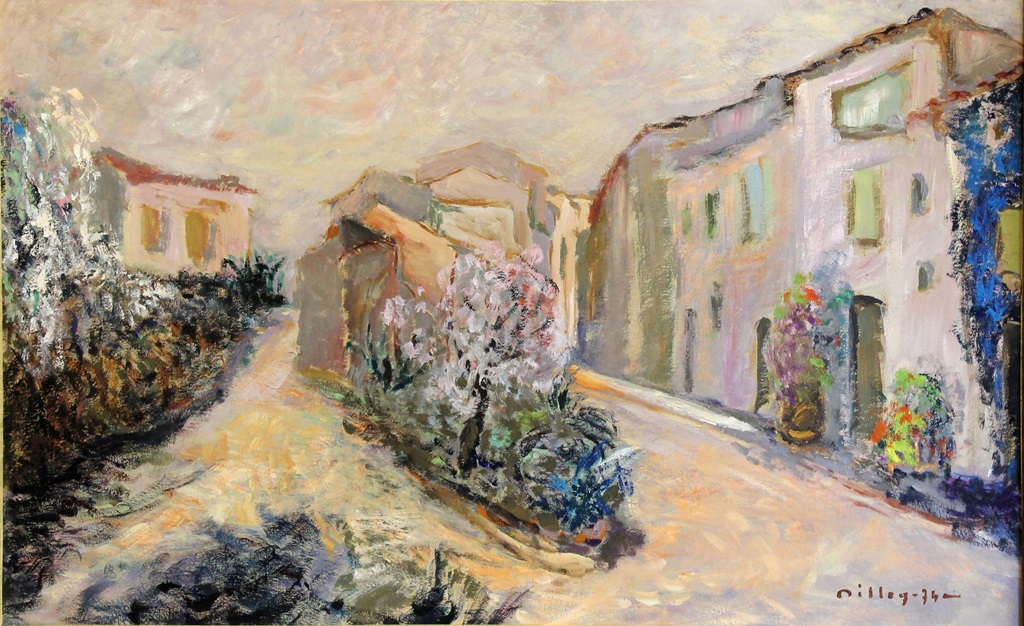 Ramon Dilley (1932) "Grimaud Village"-photo-2