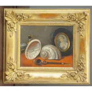 Nature Morte With Shells, Signed 