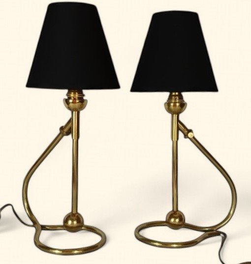 Pair Of Table Lamps / Sconces By Kaare Klint (1888-1954), 1950s.