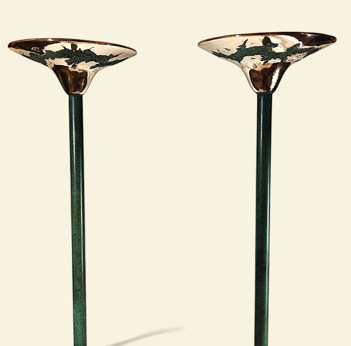 Pair Of Brutalist Floor Lamps By Maison Valenti, 1970s-1980s-photo-3