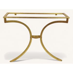 Gold Metal Console By Robert Thibier