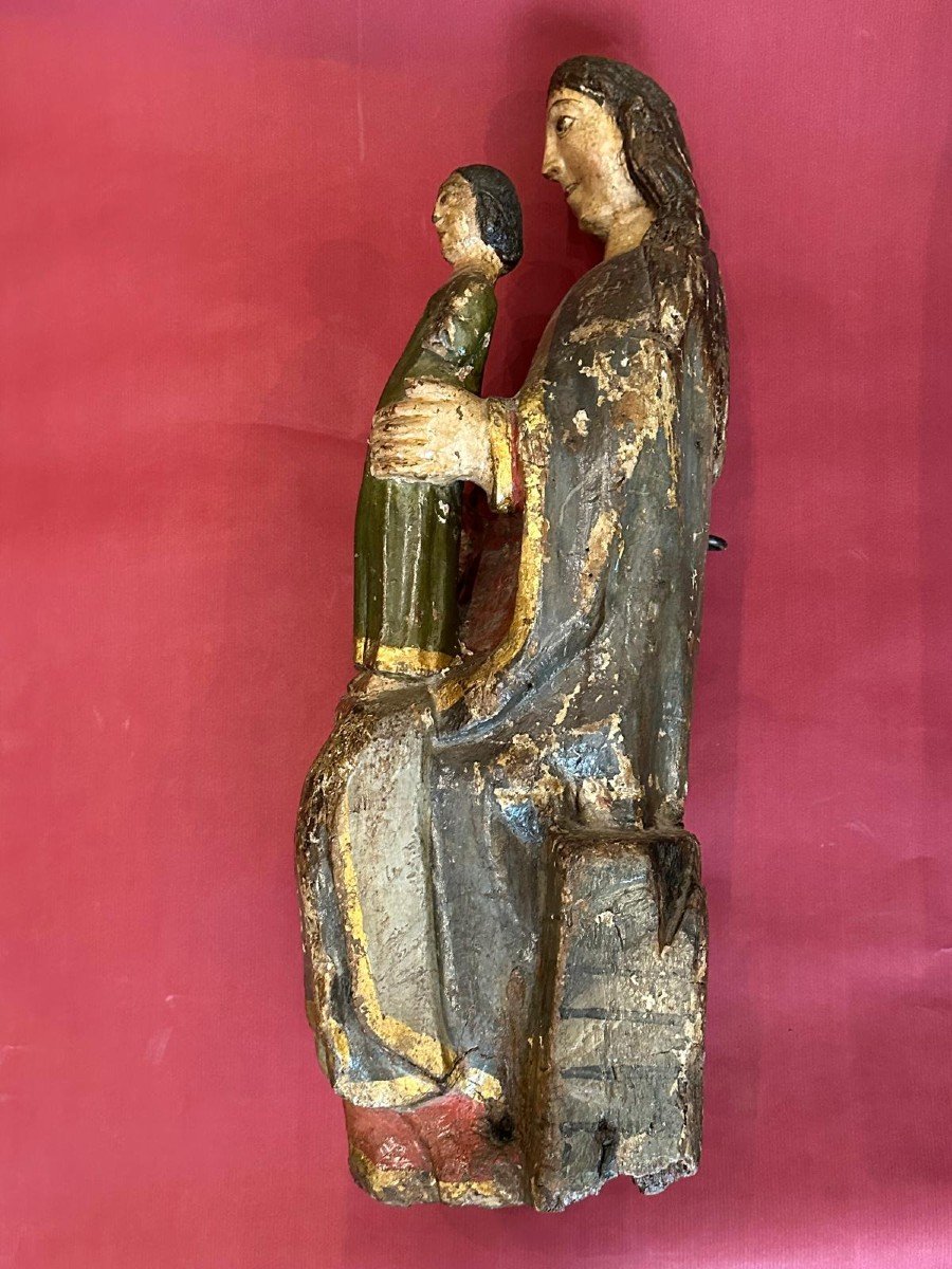 Virgin And Child French Catalonia Or Auvergne Late 13th Early 14th Centuries-photo-2