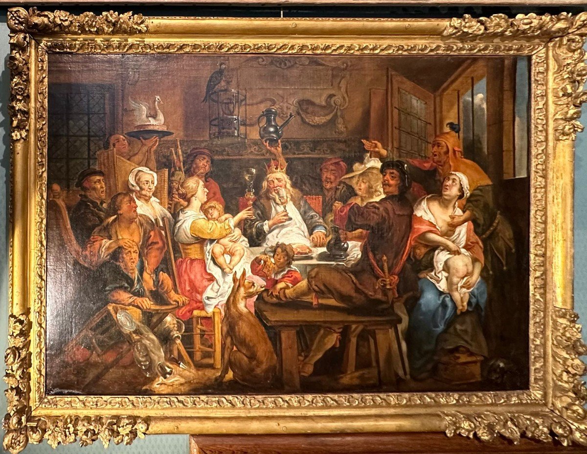 Le Roi Boit, atelier de Jordaens (1593-1678)