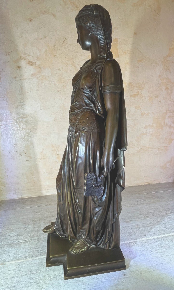 Bronze Sculpture Of Cleopatra 19th Century-photo-1