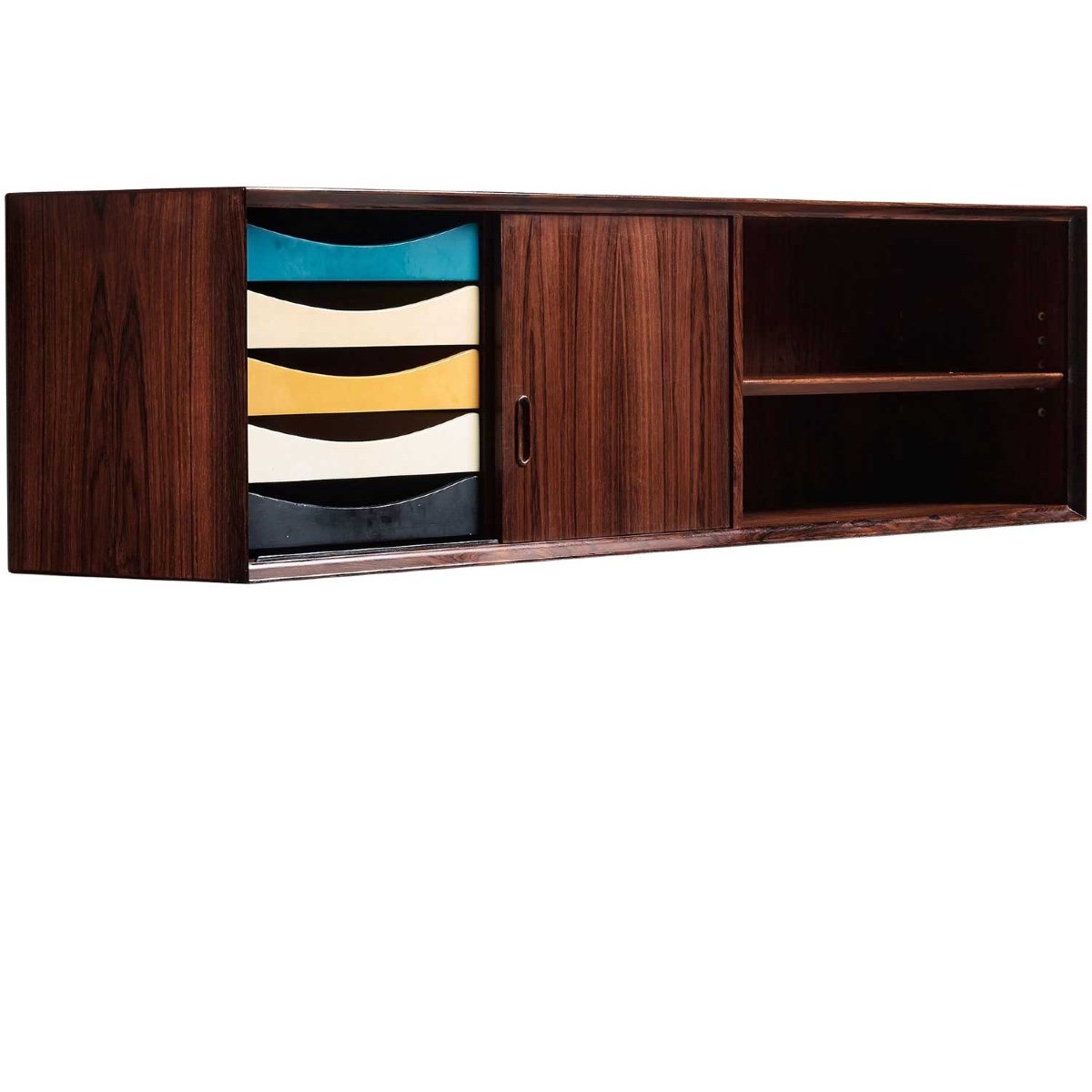 Arne Vodder Sibast Rosewood Wall Cabinet 60s