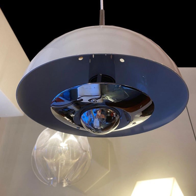 Pair Of Disderot Chrome Ceiling Lights-photo-2