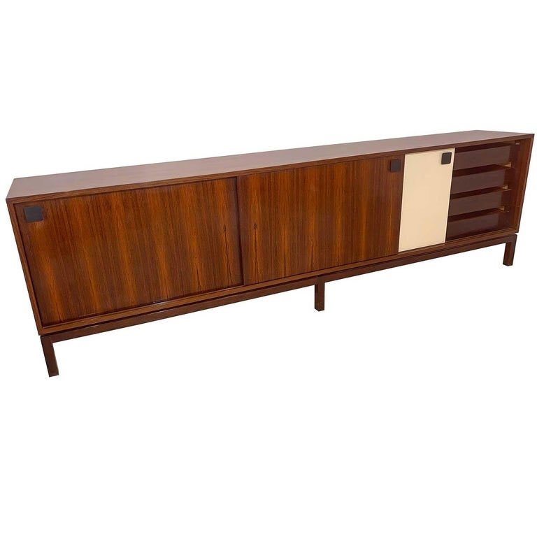 Tito Agnoli Sideboard In Rosewood La Linea