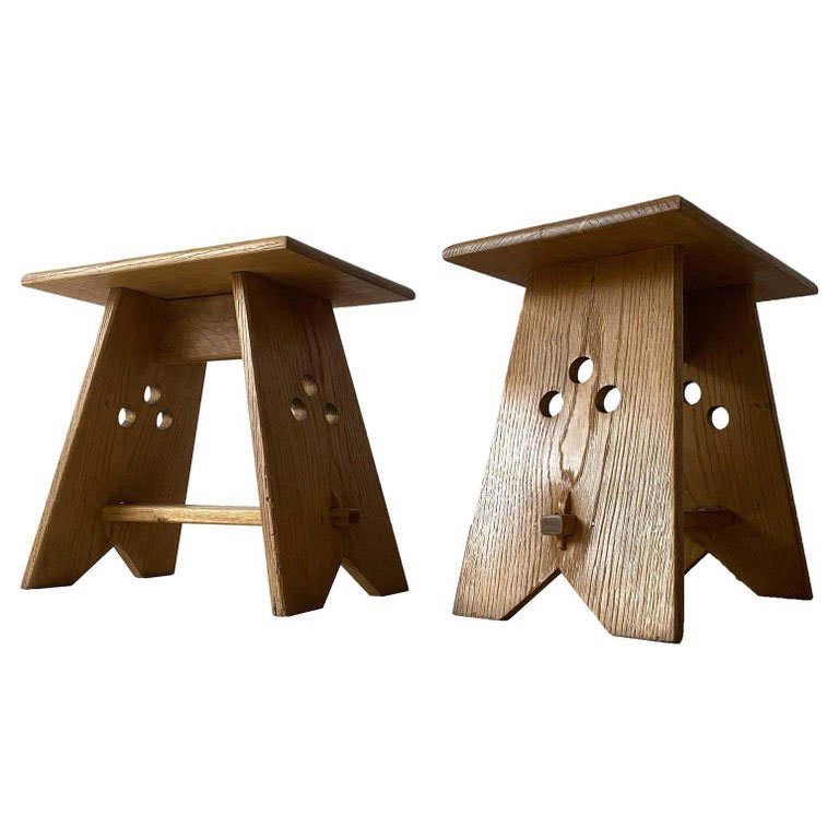 Chamonix Oak Stool Christian Durupt