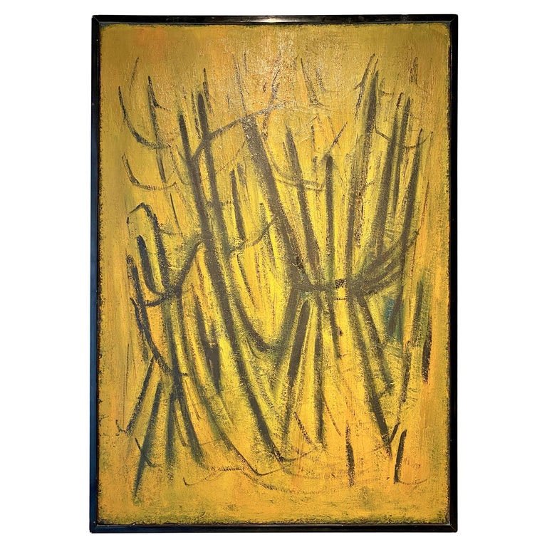 French Abstract Painting From The 1950s