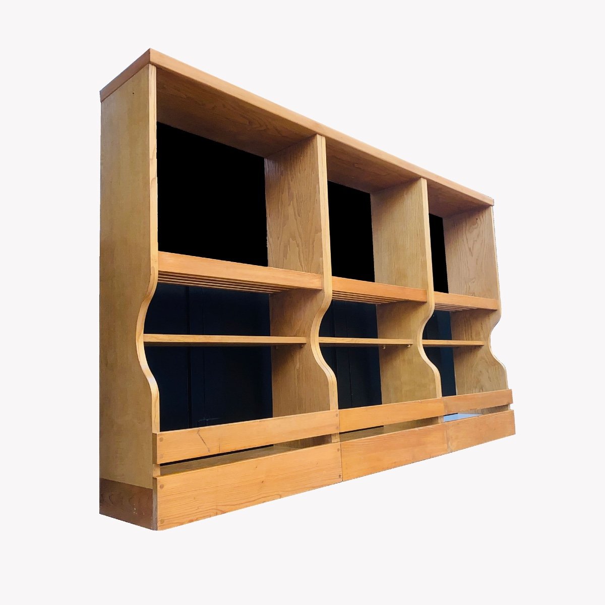 Charlotte Perriand Shelves In Ash From Les Arcs 1968