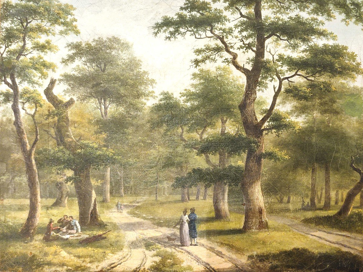 Paysage Animé. Vers 1810