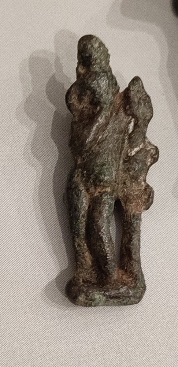 Amulettes En Bronze , Egypte époque Ptolémaïque.-photo-2