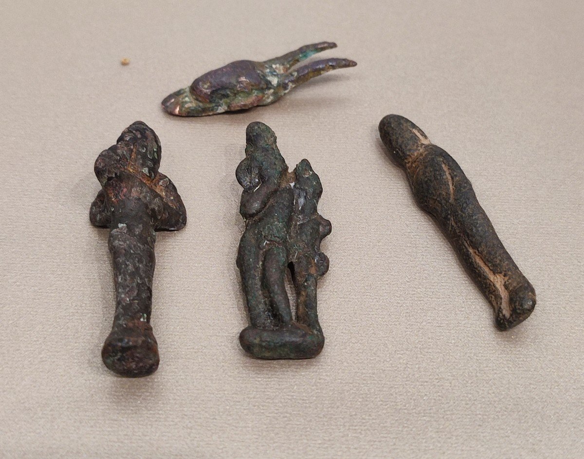 Bronze Amulets, Egypt, Ptolemaic Period.