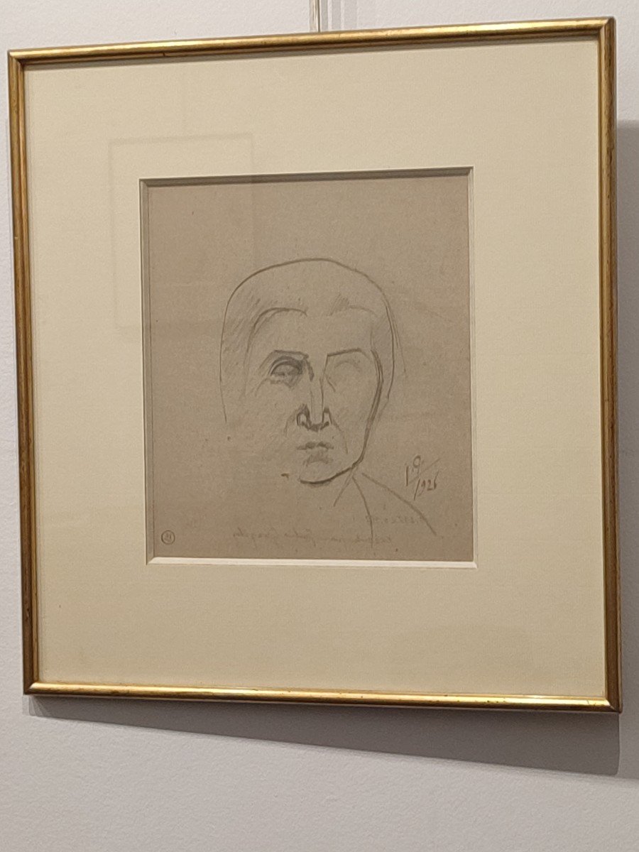 Julio Gonzalez. Drawing Dated 1926-photo-3