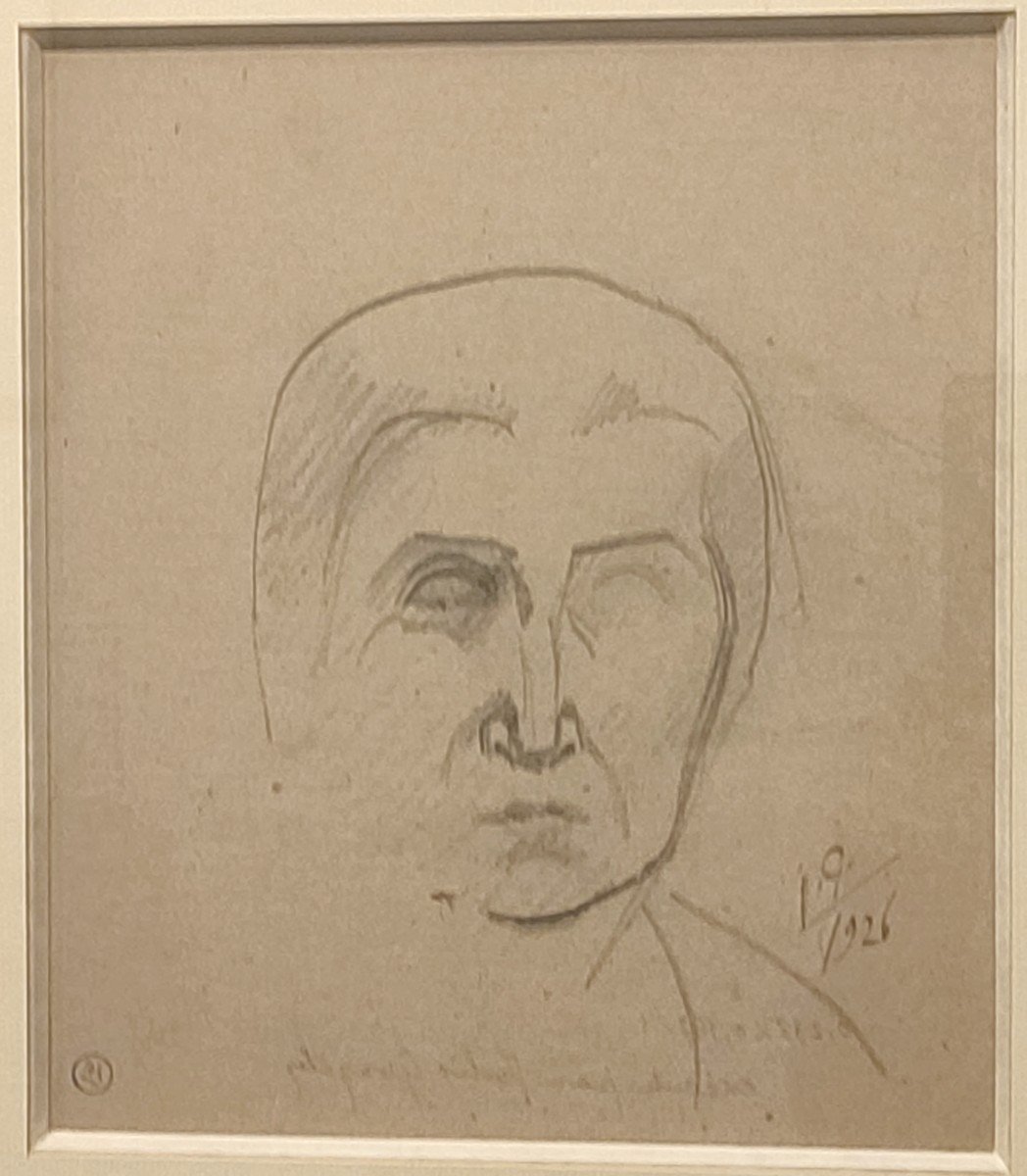 Julio Gonzalez. Drawing Dated 1926