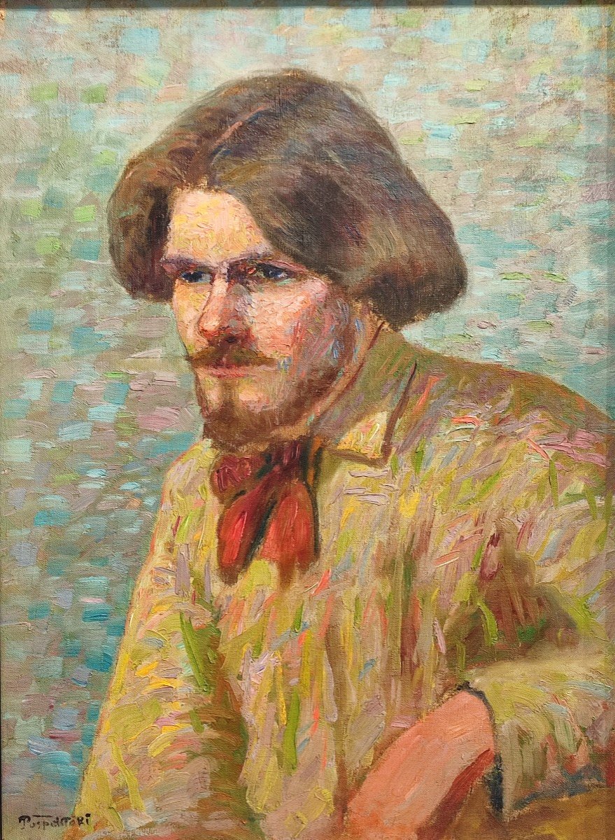 Eugène Pospolitaki. Autoportrait, vers 1905. Ecole Russe.