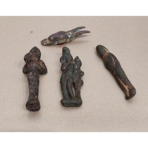 Bronze Amulets, Egypt, Ptolemaic Period.