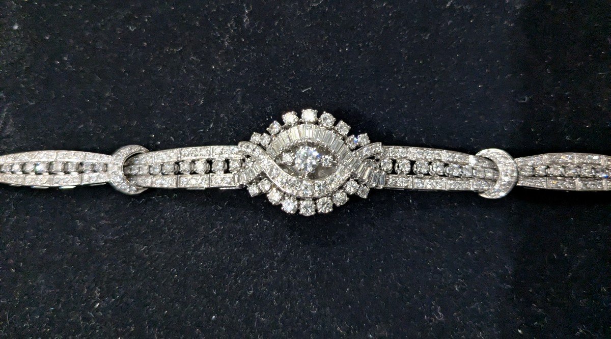 Secret Watch In White Gold, Platinum And Diamonds - Circa 1960-photo-3