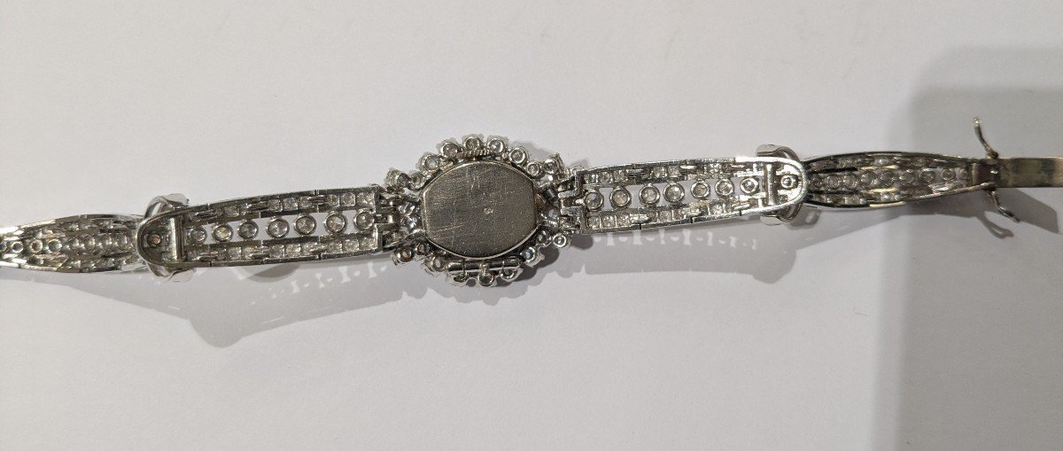 Secret Watch In White Gold, Platinum And Diamonds - Circa 1960-photo-2