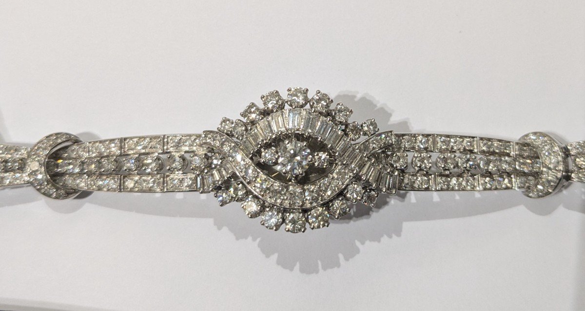 Secret Watch In White Gold, Platinum And Diamonds - Circa 1960-photo-4