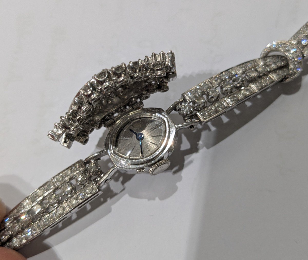 Secret Watch In White Gold, Platinum And Diamonds - Circa 1960-photo-6