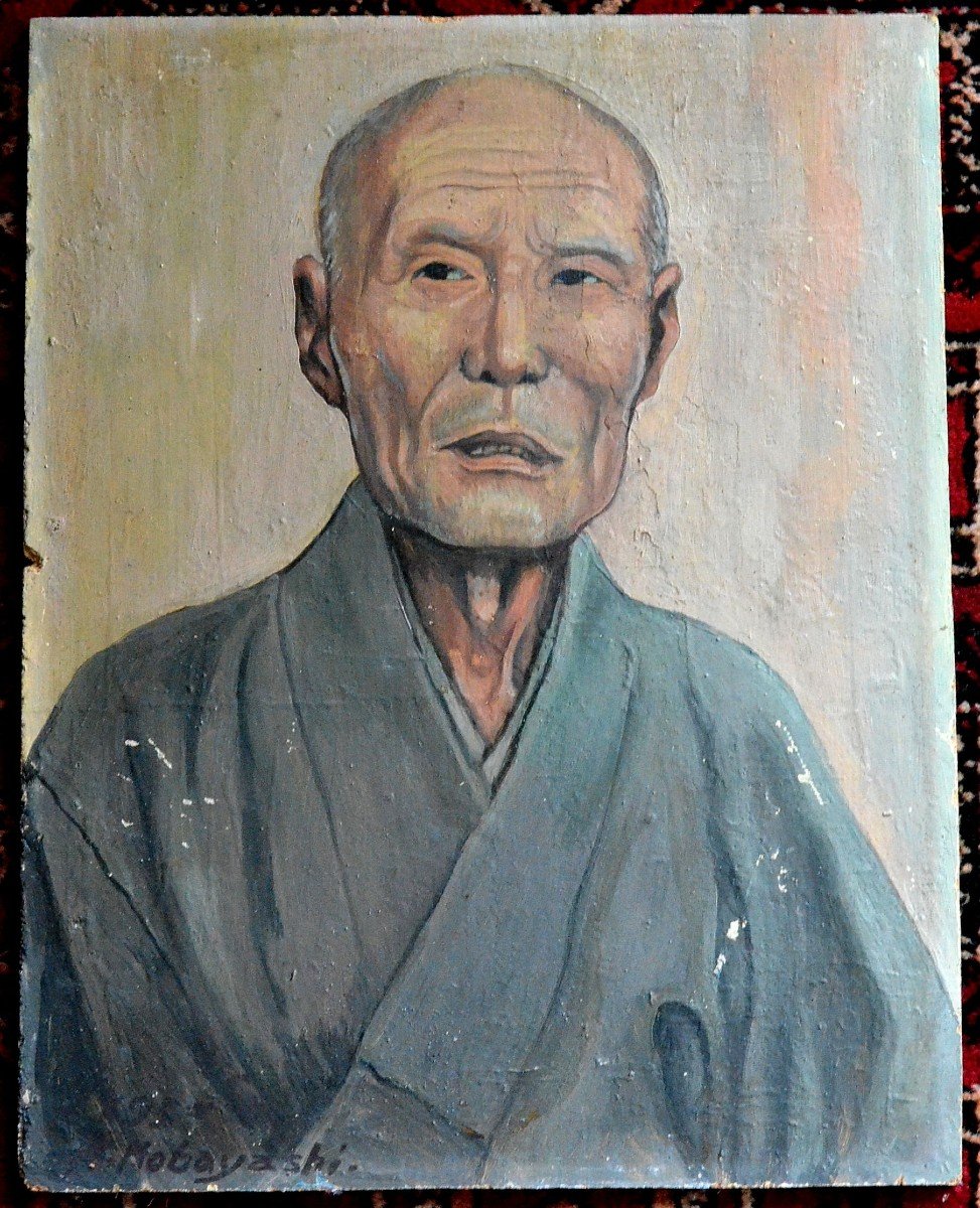 “portrait Of A Japanese Sage” Kobayashi.-photo-3