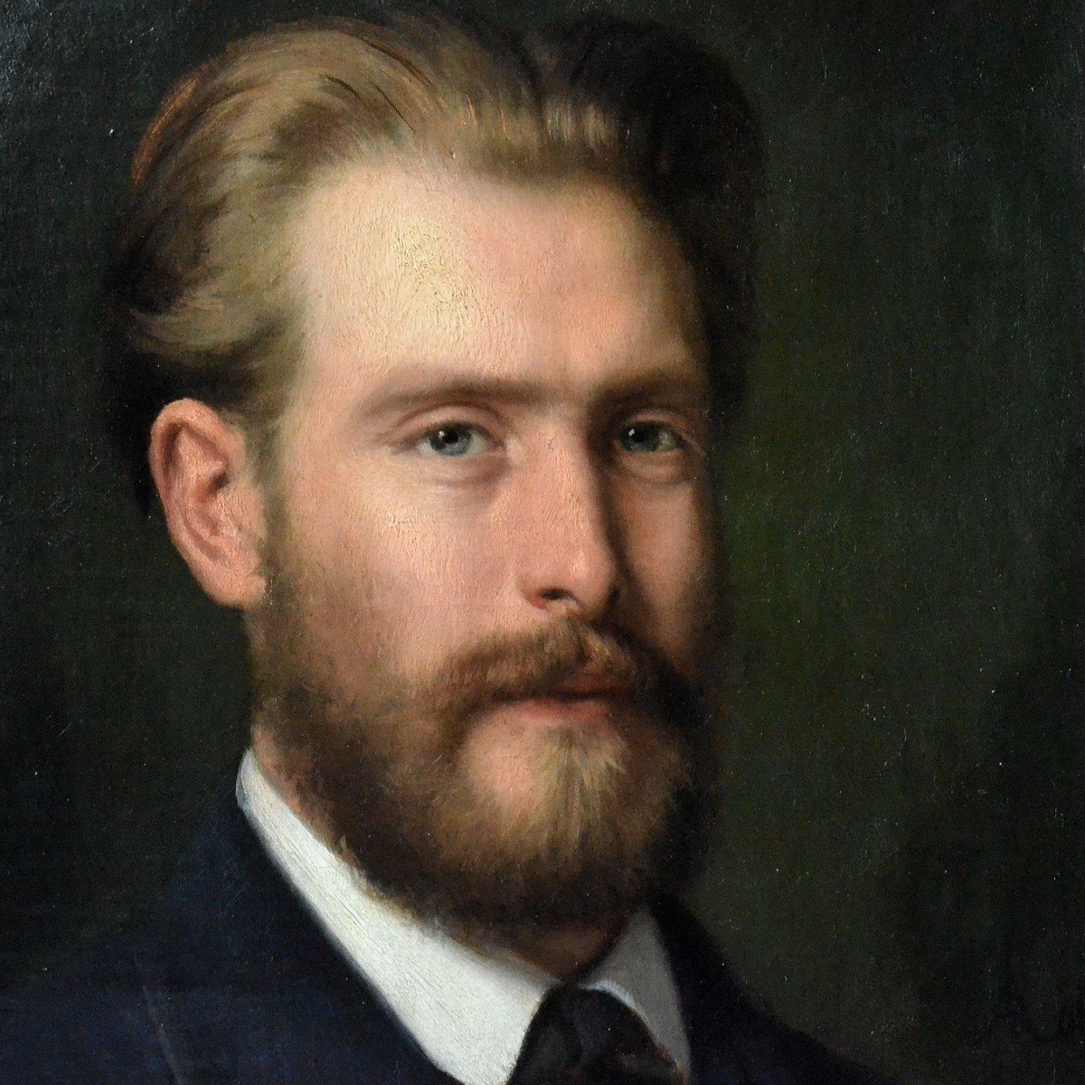 “portrait Of Albert Delstanche (detail)” By Alexandre Robert (1817-1890)