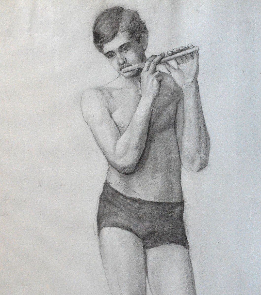 The Young Flutist (detail)-photo-3