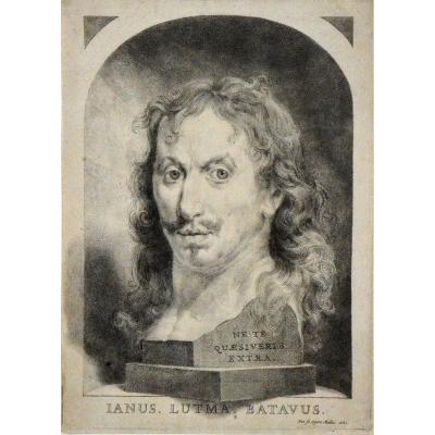 « Autoportrait 1681 » Johannes Lutma  le Jeune (1624 – 1685)