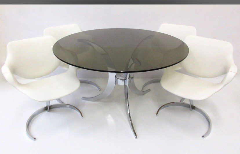 Dining Table Attributed To Boris Tabacoff-photo-3