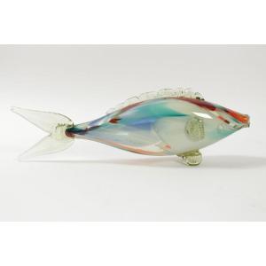 Poisson En Verre De Murano, Années 1950