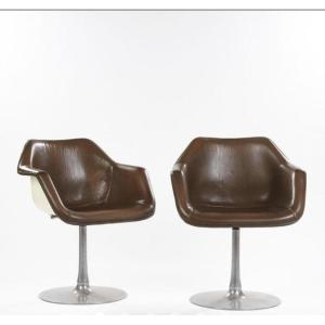 Pair Of Armchairs By Robin Day, Circa 1960