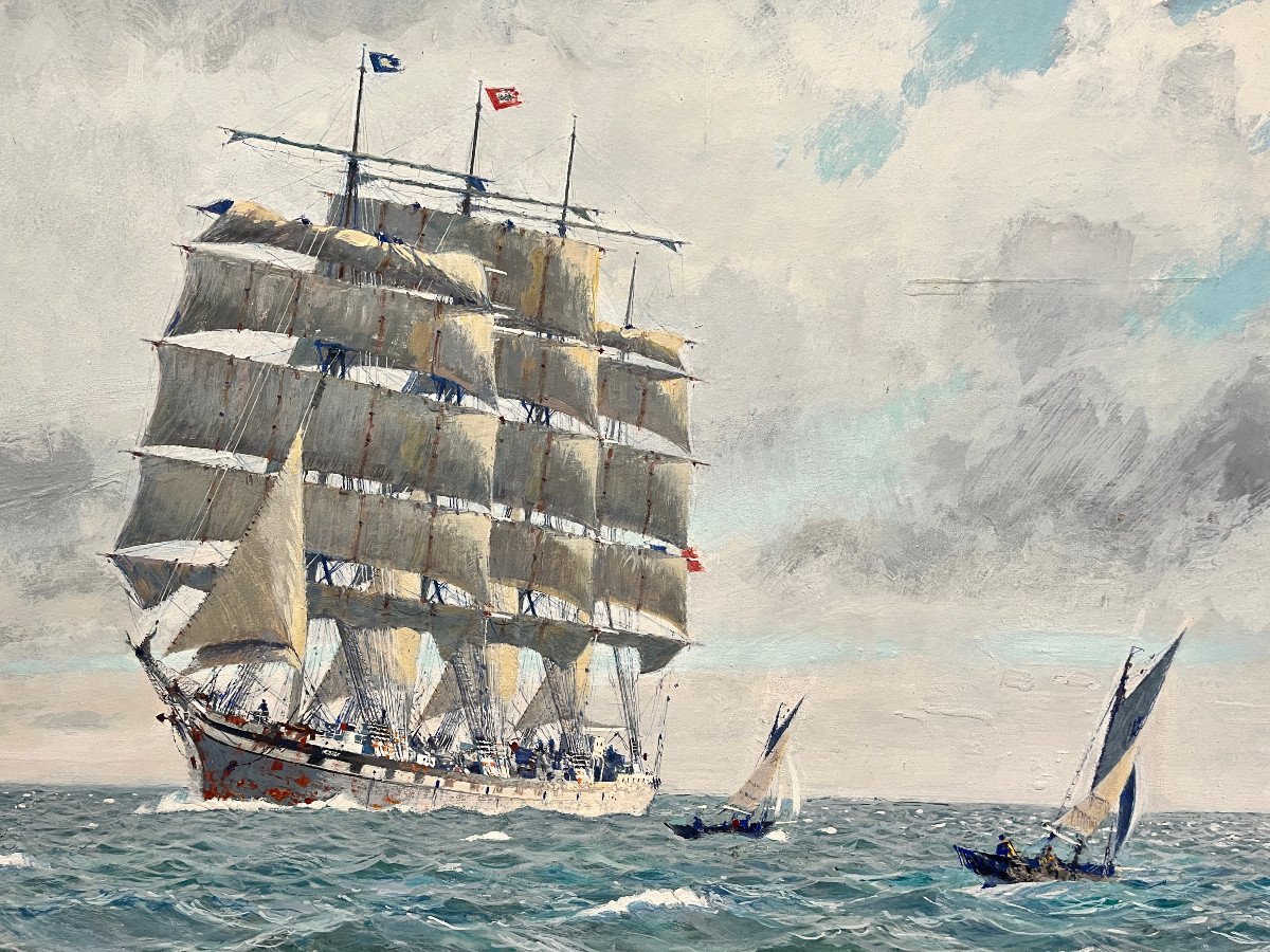 Rade du Havre au début du XXème siècle par Albert BRENET-photo-2