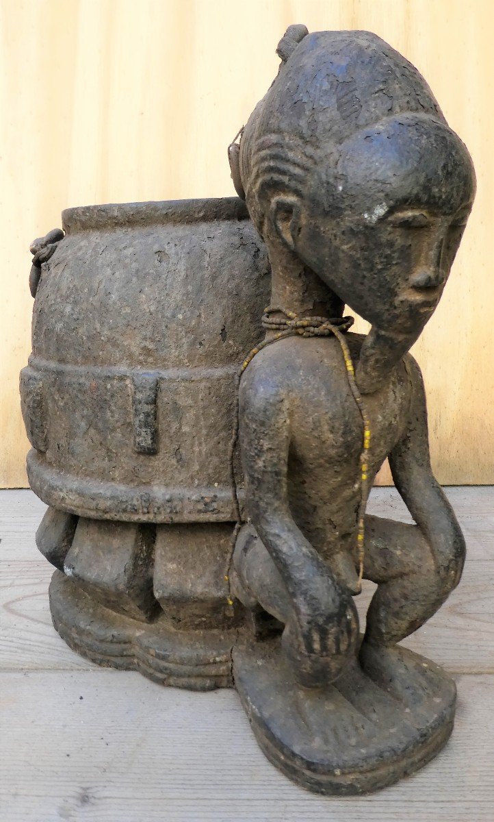 Boîte de divination Baoulé, Côte d'Ivoire