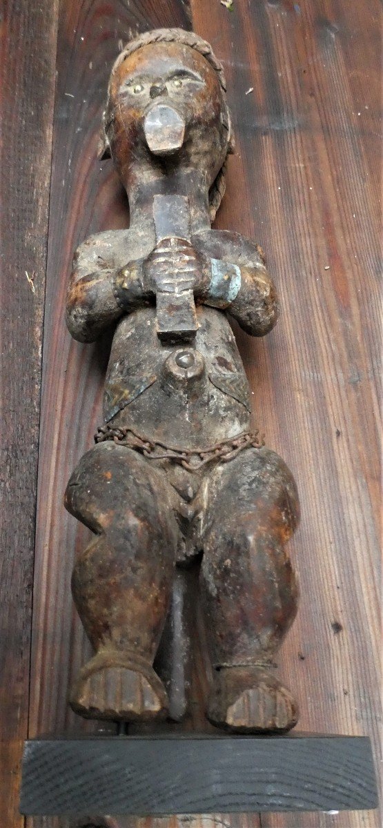 Fang Reliquary Statue From Gabon-photo-2