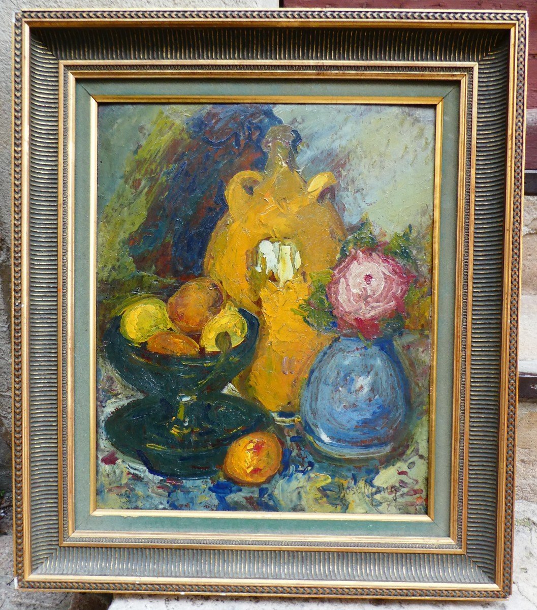 La Coupe De Fruits Par José Mange 1866-1935-photo-2