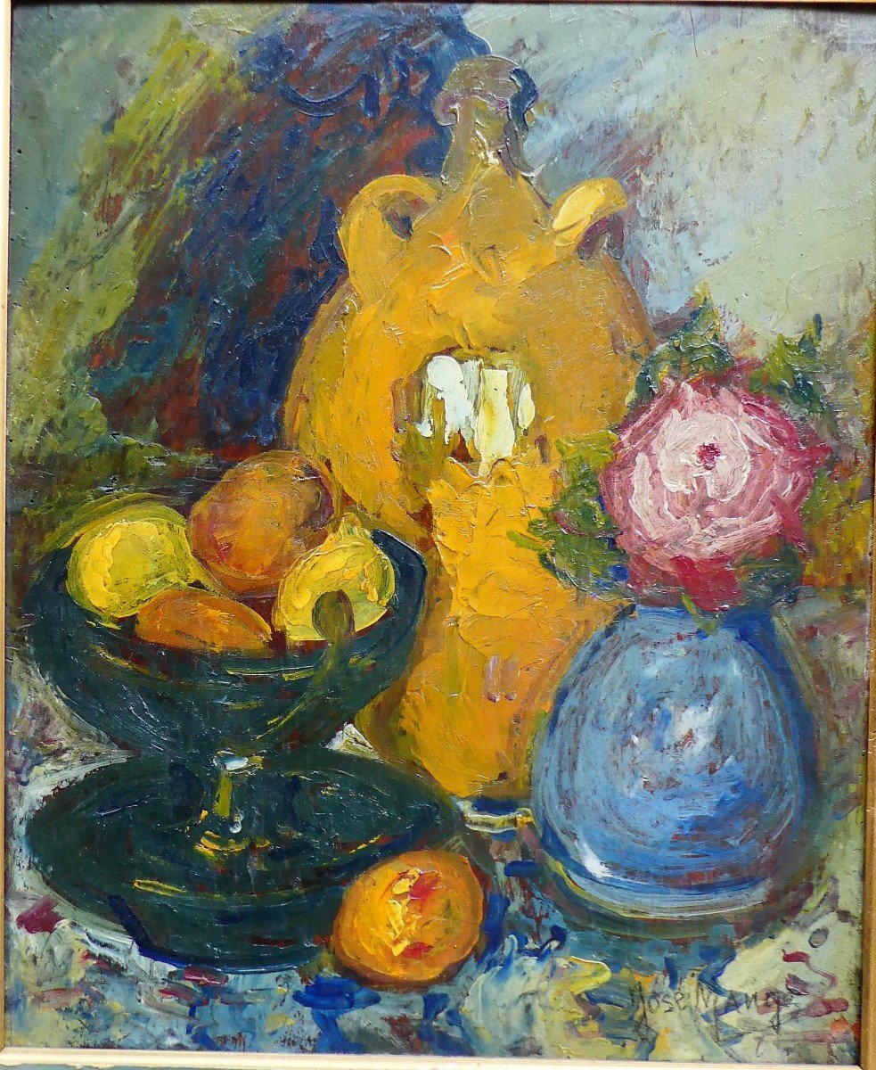 La Coupe De Fruits Par José Mange 1866-1935