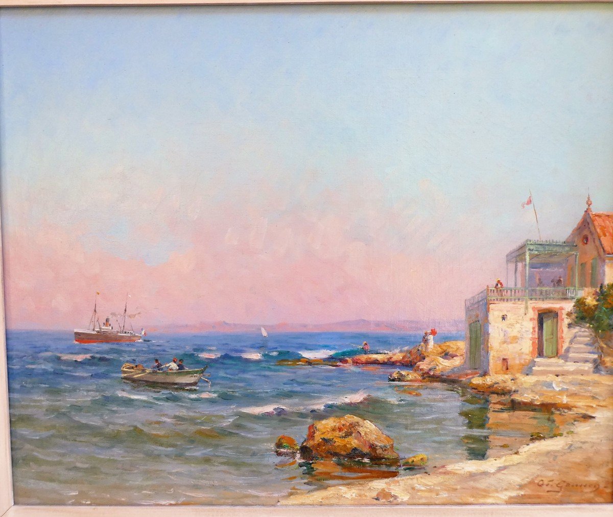 Malmousque  - Marseille Par Adolphe Gaussen-photo-5