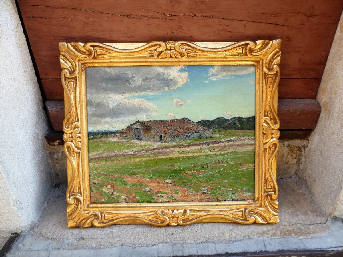 Le Mas Dans La Garrigue Par Auguste Roure 1878-1936-photo-1