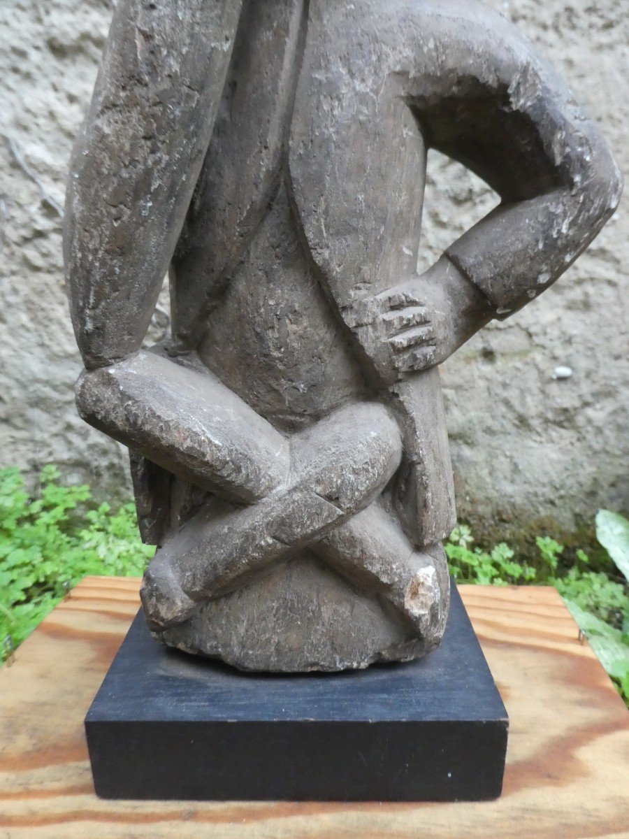 Fumani Stone Chief Figure From Congo-photo-3