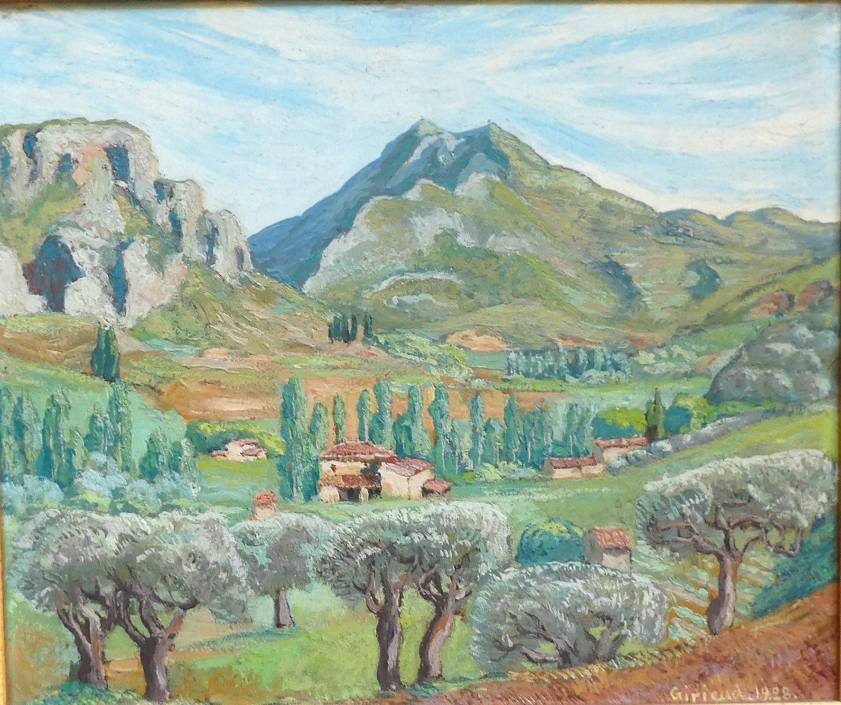 Aiguines - Moustiers De 1928 Par Pierre Girieud 1876-1948