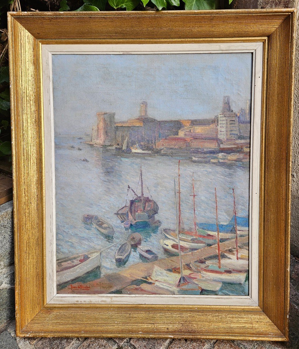 Port Of Marseille By Jean De Tchorlou